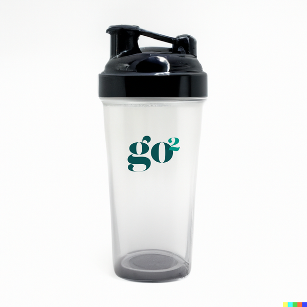 GOMOYO [2 Pack] 20-Shaker Bottle with Attachable Storage